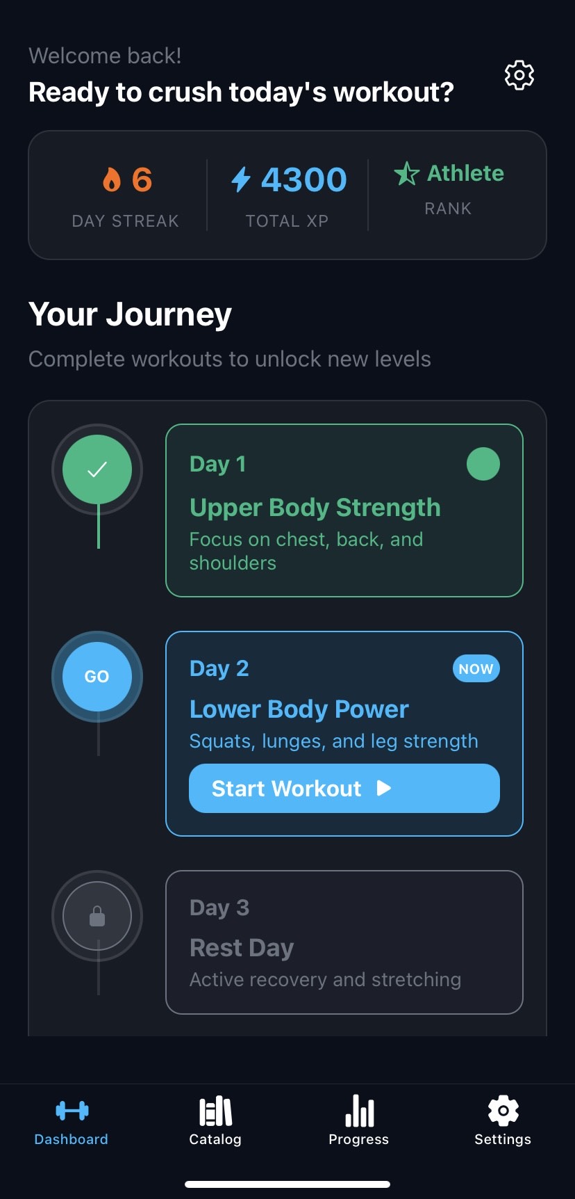 Workout Roadmap